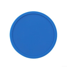 Silicone Coaster Set 6 Heat Resistant Insulation Pads For Glass Protection Indoor Outdoor (Bule)