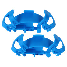 2St Multifunktionale Schlauchschelle Für Aquarium Himmelblau Abs Halter