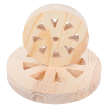 4 Holzrad Wanddekoration Für Western-Stil Wohnräume