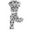 1Set Damen Pyjama Mit Kuh Cartoon Warm 6