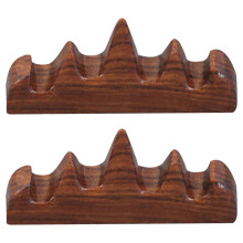 2Stk Holz Kalligraphie Pinselhalter Schreibtisch Stifthalter Organizer
