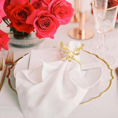 Napkin Ring Christmas Zinklegierung 2