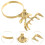 Napkin Ring Christmas Zinklegierung 10