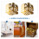 2 Sets Box Möbel Brötchen Kupfer Vintage 10