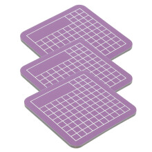 Crafting Painting Mat Lila 3er Set 2,4x2,4 Zoll