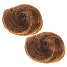 6 Kattenoor Knotje Haarstuk Klauwclip Chignon Extensie