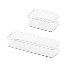 2St Witte Multifunctionele Keukenlade Organizer Voor Huishoudopslag