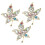 3Pcs Telemóvel Diy Strass Bordo Acessórios Para 4