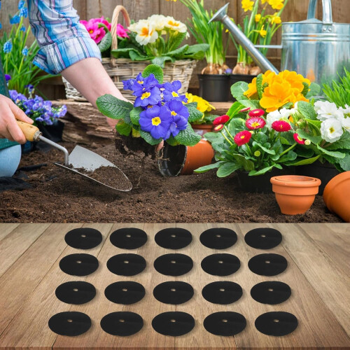 20PC Tree Mulch Mats Sustainable Gardening Weed Suppression Root Protection 2