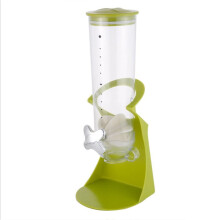 Green Large Cereal Dispenser Rotating Twist Wheel Dry Food Storage For Oatmeal Beans Dried Fruits Snacks