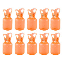Fishing Jig Lure Covers 10 Pieces Heavy Duty Hook Caps Orange Lightweight Lure Protectors For Fishing Jigs