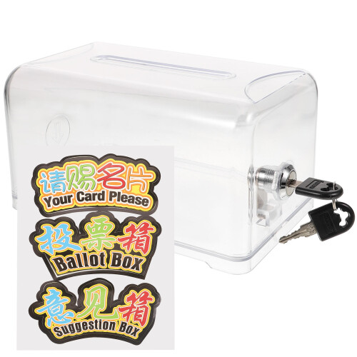 Einfaches Acryl Spendenbox Für Kunden 1 2