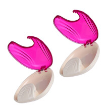 2Pcs Estojo Portátil Para Retentores E Alinhadores Concha Rosa