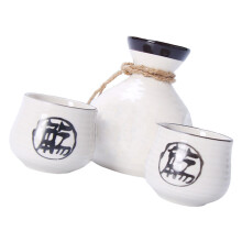 Conjunto De De Sake Japonês Com Taça De Vinho Manual