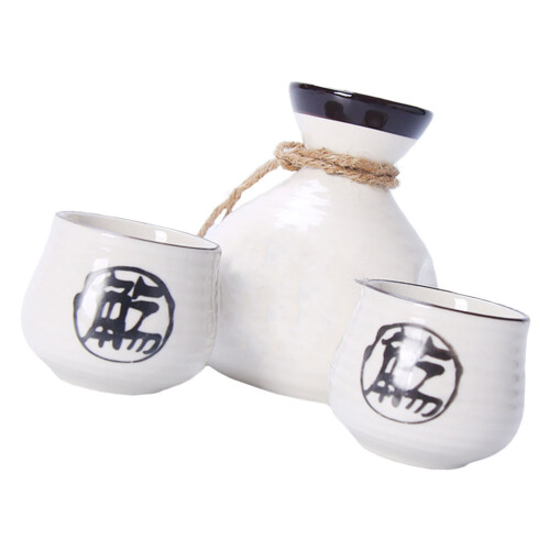 Conjunto De De Sake Japonês Com Taça De Vinho Manual