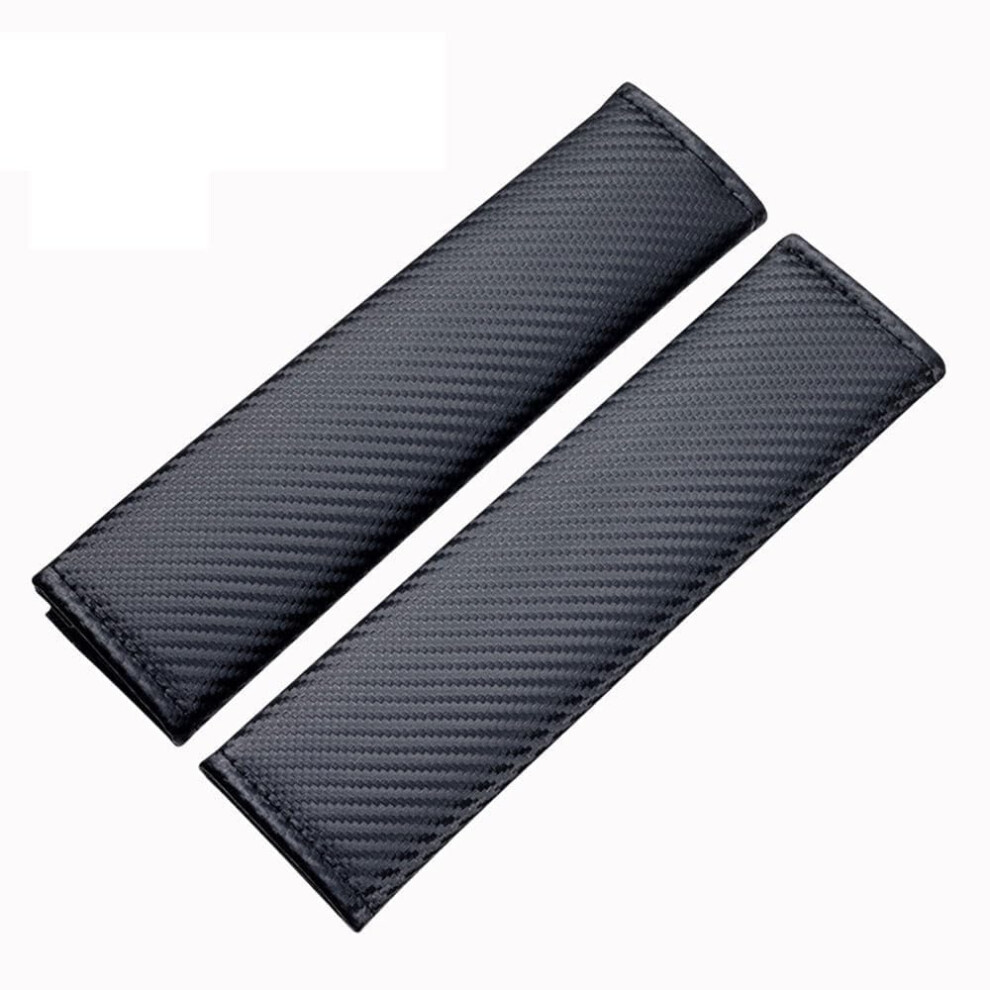 Car Seat Belt Pad, Leather Shoulder Padding For Genesis Gv60 2022-2024, 2 Pack, Auto Interior Accessories Black 9393856417971