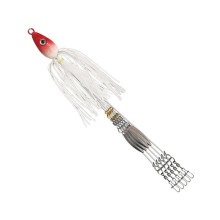 5 Arms Umbrella A-Rig Swimbaits Lures For Trout Salmon Freshwater Durable Red Head White Body