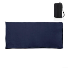 Fleece Warm Liner Blanket For Camping Sleeping Bags, Foldable, Black, For Camping Hiking Backpacking Home