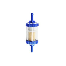Universal Oil Filter For Pit Bike Gasline, Blue Replacement Part, Modified, Gasline Fuel Filter Compatible