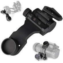 PVS 14 J Arm NVG Mount Dovetail And Helmet Mount - Night Vision Goggles Support, Compatible With PVS-14 Black