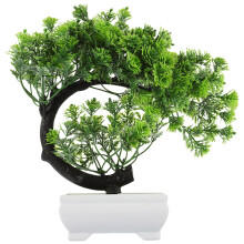 Mlins Kunstbaum Bonsai Badezimmerpflanzen Große Indoor Falsche Olive