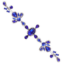 Strass Blumenkette Applikation Kristall Für Braut