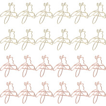 24 Metalen Bijvormige Paperclips Voor Kleine Documenten
