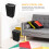 Pédale Noir Couvercle Pour Bureau Maison 7