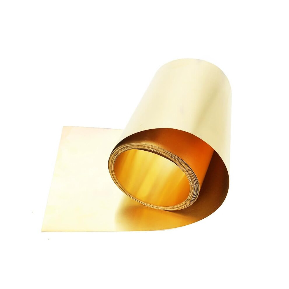 Brass Strip H62 1000Mm 0.01-0.5Mm Thickness 0.08X200mm Sheet Metal Shim Tape For Metalworking Welding Electronics 9084446459647