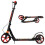 Kickscooter city scooter carrying strap scooter height adjustable kick scooter black 1