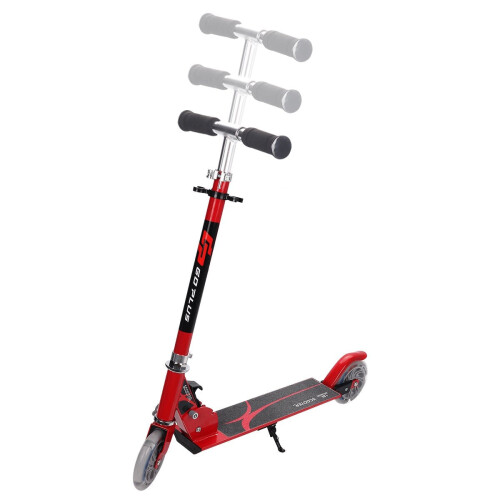 Scooter Roller Tretroller Kinderroller Cityroller klappbar bis 70KG-rot 1