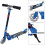 Scooter Roller Tretroller Kinderroller Cityroller klappbar bis 70KG-blau 5