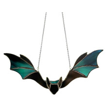 Suncatcher Halloween Bat Window Hanging Stained Acrylic Ornament Premium Durable Decor For Home And Office