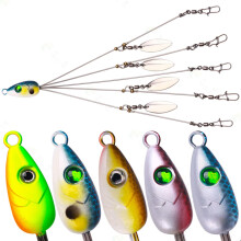 Umbrella Rigs Swimbait Rig Set 5-Arm With 4-Leaf Design For Saltwater And Freshwater Fishing