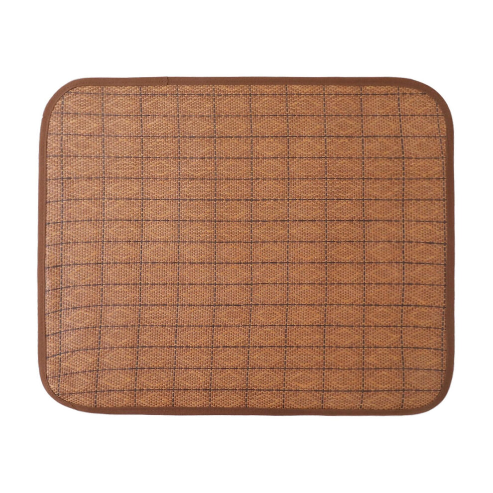 Cooling Mat For Dogs And Cats Hemmed Edge Antislip Size L Brown-image-OPC-PMBG8GY-NEW