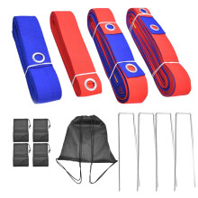 Beach Volleyball Boundary Lines High Visibility Net Boundary Line Set With PVC Edge Tape For Lawns And Beach Courts