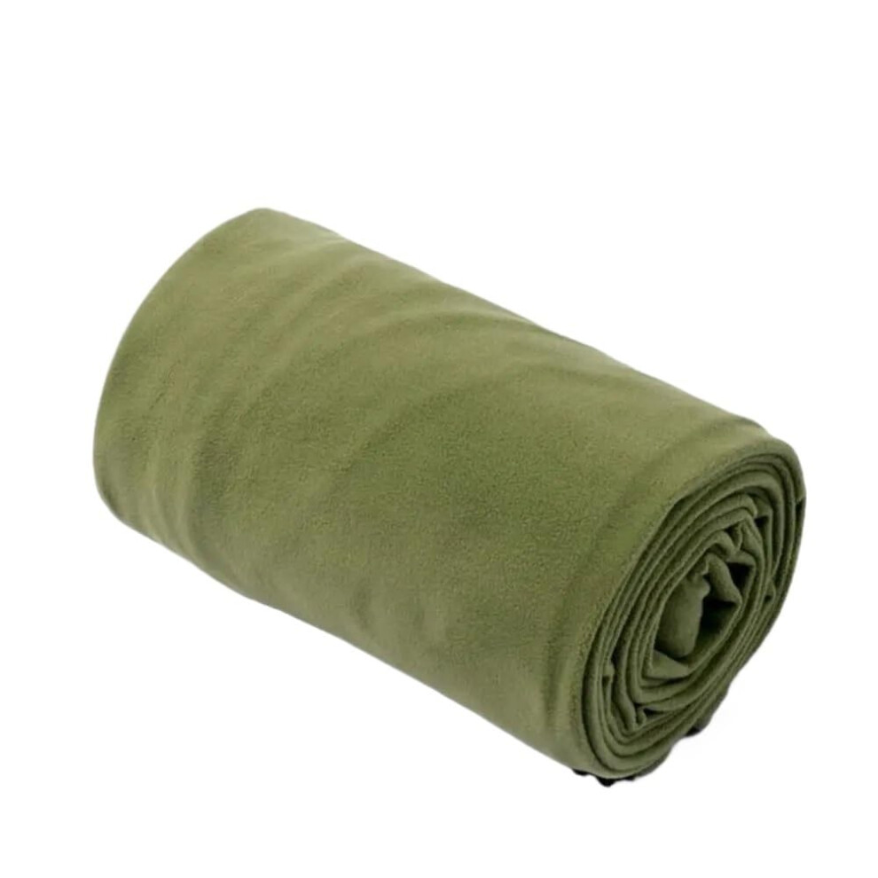 Fleece Sleeping Bag Liner Portable Ultra Light Polar Travel Sheets For Adults Outdoor Camping Tent Bed Warm Dark Green-image-OPC-PMBGCH2-NEW