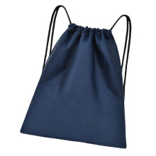 Drawstring Gym Bag Waterproof Large Capacity Dark Blue For Travel Luggage Sports Equipment Sackpack