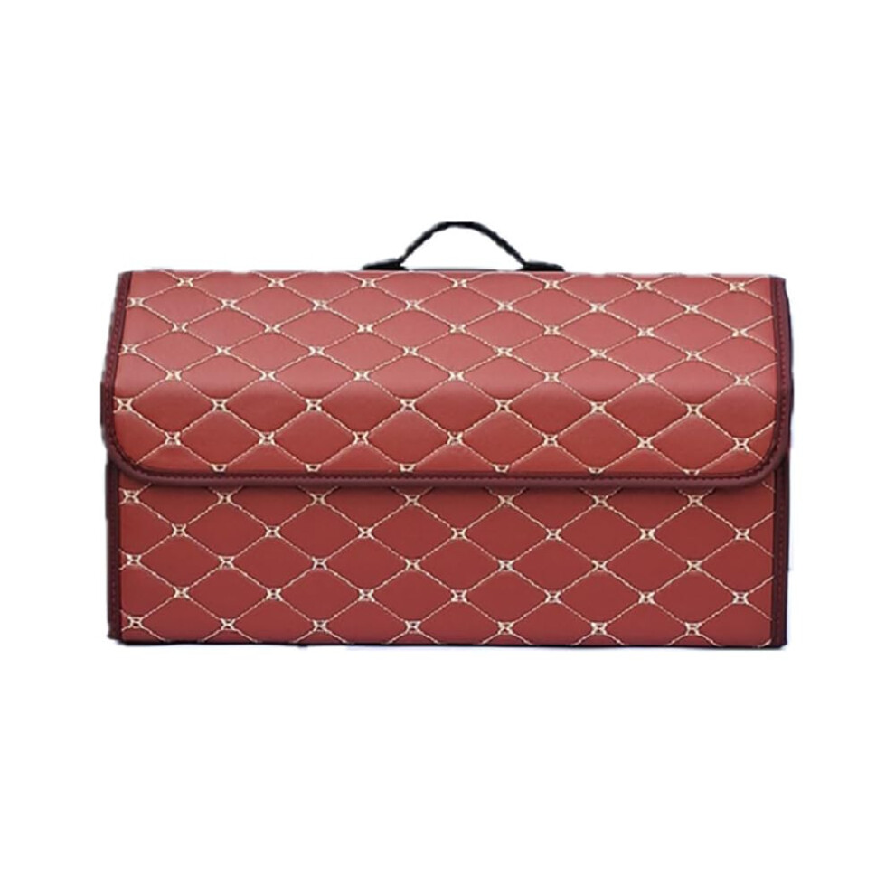 Collapsible Leather Car Boot Bags Storage Box For Bmw X2 X2m F39 18I 18D 20I 20D 25D 25E M35i Wine Xl Red 9084446461992