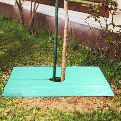 Gartenbaum-Schnitt-Tarp 200 X 200 Cm Mit 30 Cm Mittelloch 2