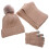 1 Set Mütze Schal Für Damen Winter 11