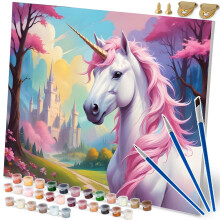 Malen nach Zahlen 40x50 cm Massido Einhorn