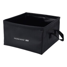 Camping Wash Basin 13L Capacity Foldable Portable Basin Multifunctional Storage Tray For Kitchen Laundry Hiking Fishing Black