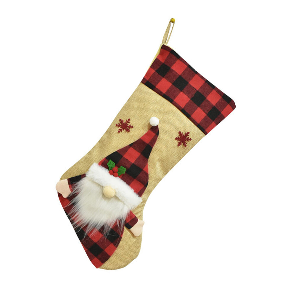 Extra Spacious Christmas Gift Bag Decorative Hanging Stocking-4