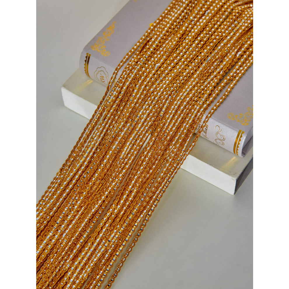 Door String Curtain Fringe Divider Blind Tassel Ribbon Screen Silver Thread Curtain Golden Decor For Home Patio Bedroom-image-OPC-PMBGGPS-NEW