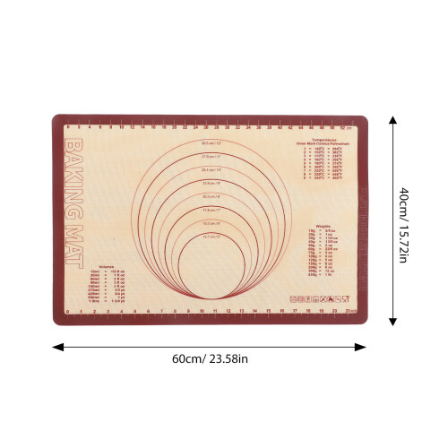 Flexible Silikon-Backmatte Ungiftig Antihaft Backunterlage 2