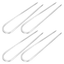 4 Unidades U-Shaped Clavos Sujeción Para Camping