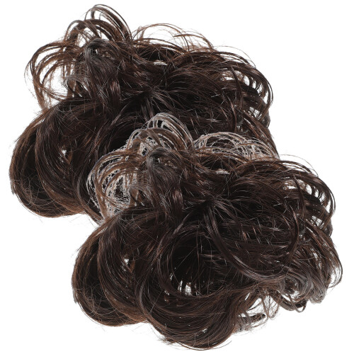 2 Unidades Para Moño Con Cierre Y Extensiones 1