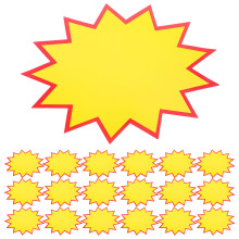 50 Label Herbruikbare Explosieve Sticker Prijslabel