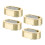 4 Pezzi In Per Asta Armadio Con Base 8